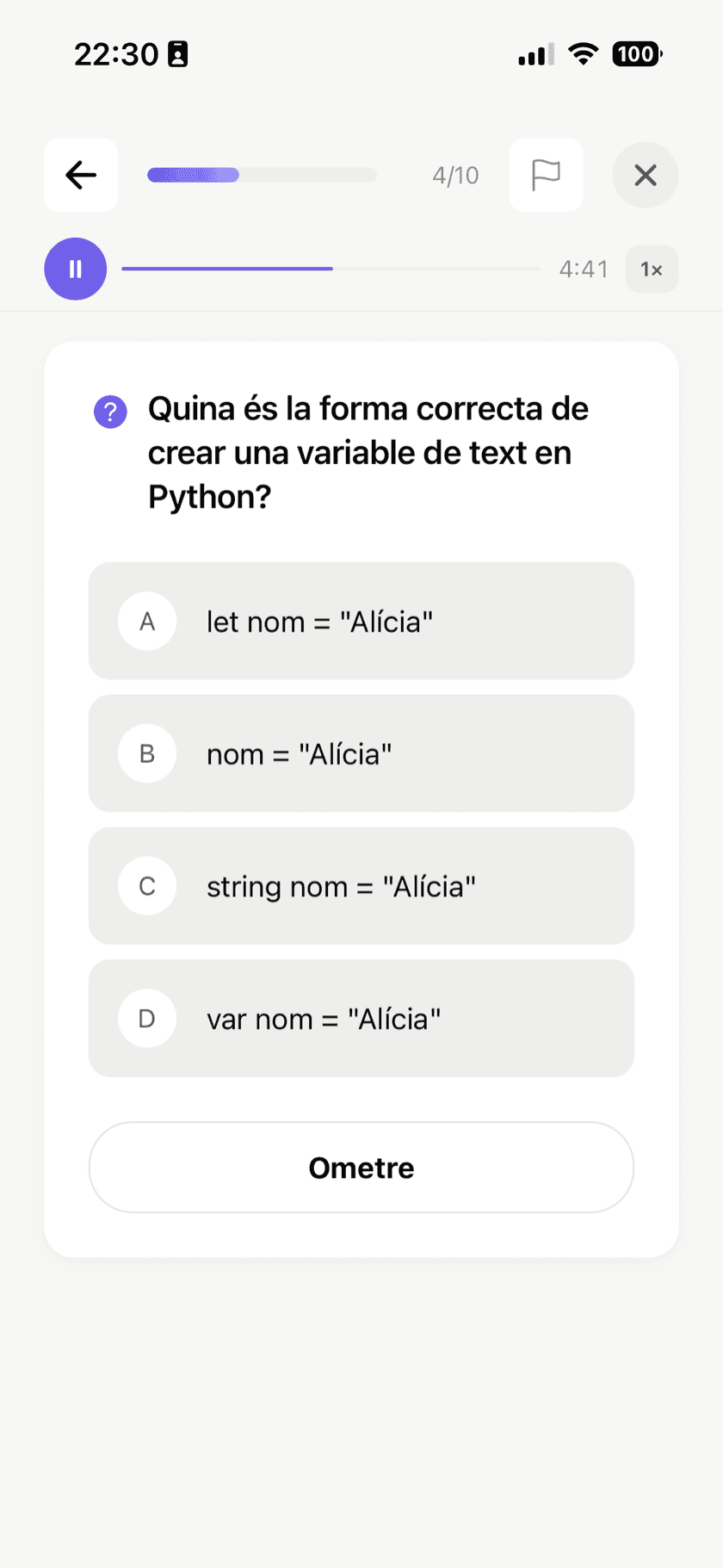 Converteix diapositives de classe en quizzes amb IA