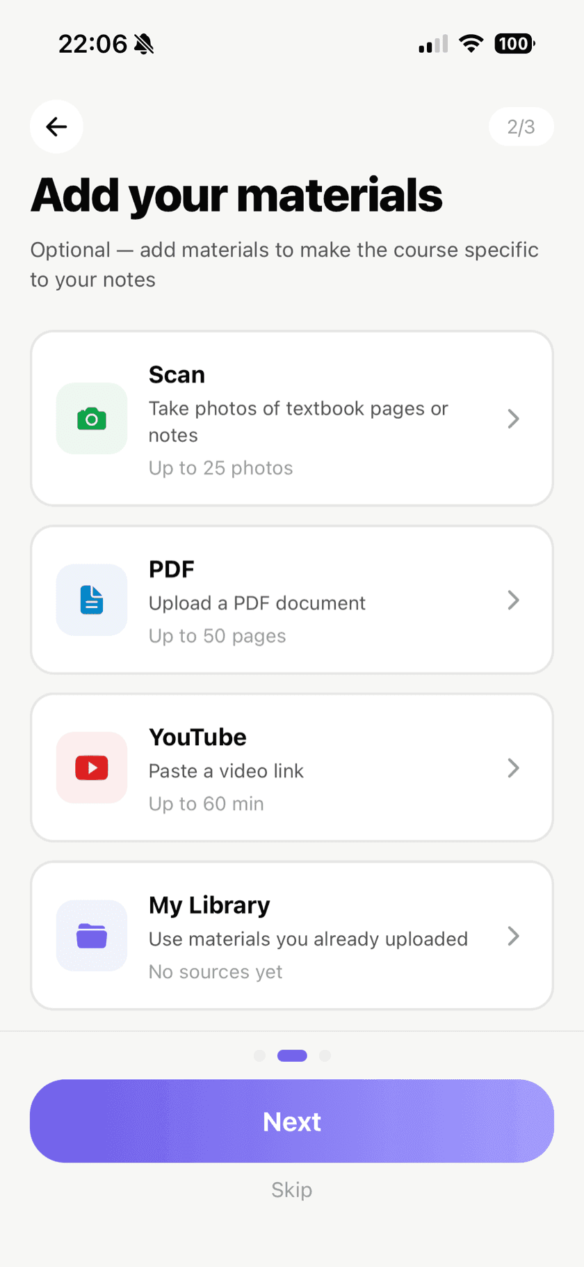AI Course Generator for Notes, PDFs and Videos