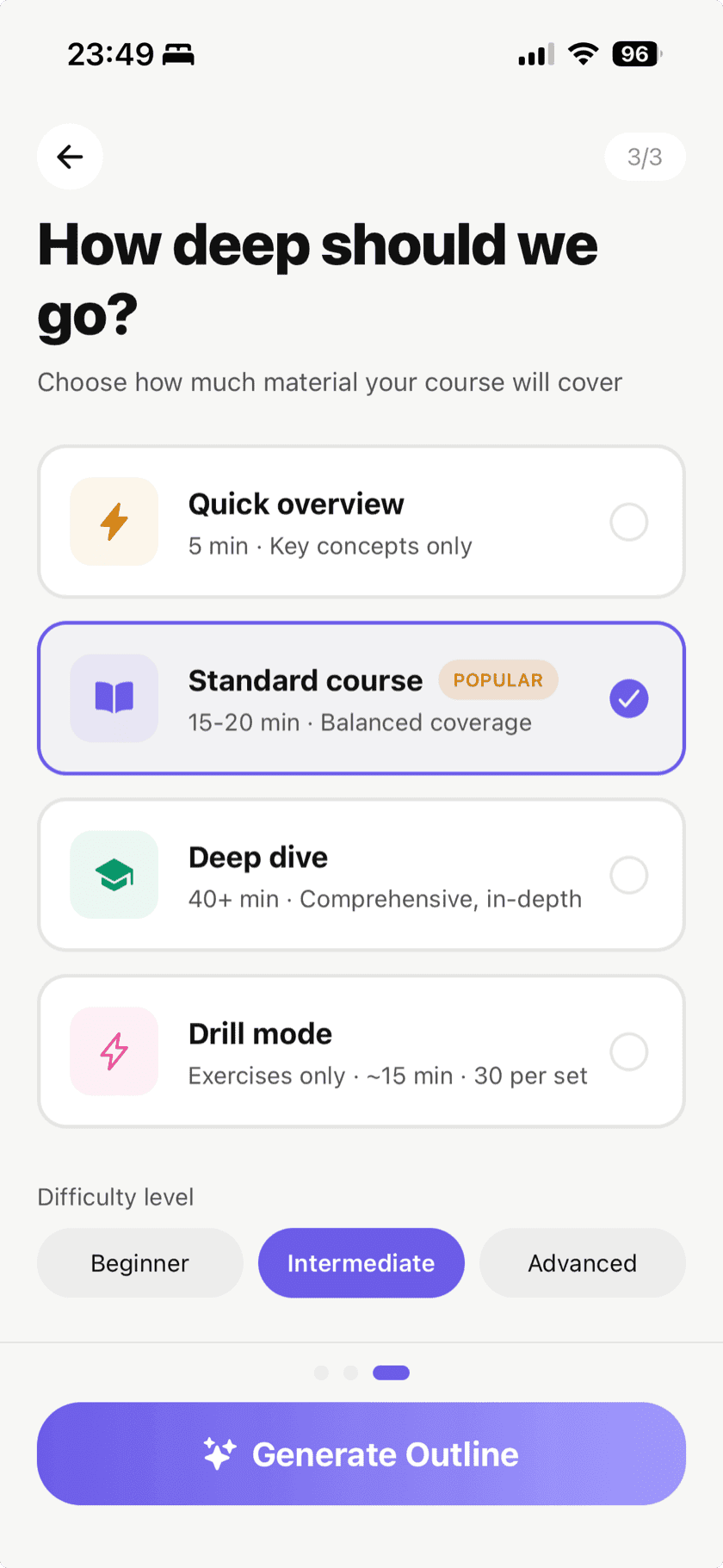 Practice is built in
