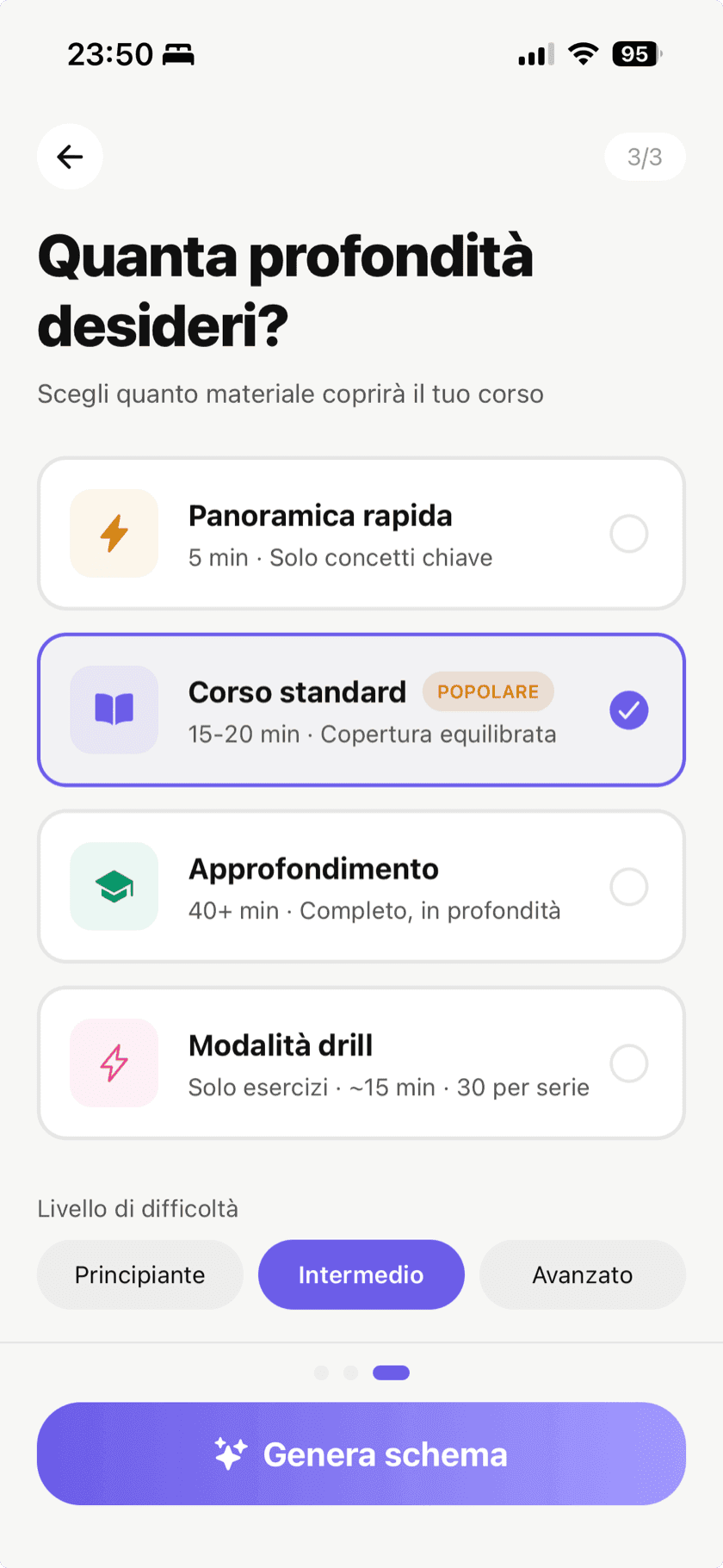 Utile per studio pianificato e curiosita spontanea